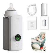Portable Wireless Baby Bottle Warmer – USB Rechargeable, Constant Temperature Heating Sleeve