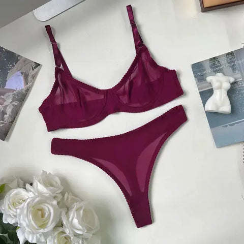 BROOKE | 2-Piece Seamless Push-Up Bra Set - Retail Flare