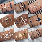 Bohemian Bracelets & Bangles Set | All Styles | Vintage Bead Boho Charm Bracelet
