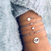 Bohemian Bracelets & Bangles Set | Stylish Boho Charm | Trendy Jewelry for Women