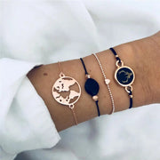 Bohemian Bracelets & Bangles Set | Comfortable Fit | Adjustable Wrist Jewelry