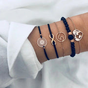 Bohemian Bracelets & Bangles Set | Adjustable Strap | Comfortable Fit