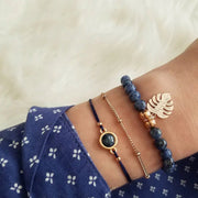 Bohemian Bracelets & Bangles Set | Natural Stone Beads | Earthy Jewelry Style