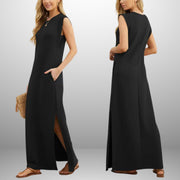 Lucia | Long Flowing Wrinkle-Free Dress