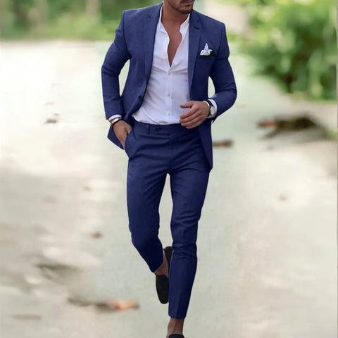 DYLAN | 2-Piece Men's Suit with Jacket and Trousers - Retail Flare