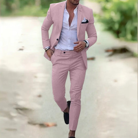 DYLAN | 2-Piece Men's Suit with Jacket and Trousers - Retail Flare