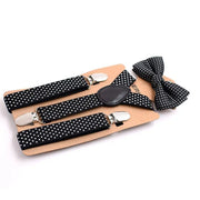 Bowties Set bretelle bambino Wedding Bowties Suspenders