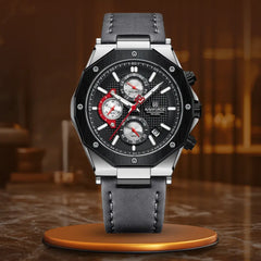 Luxe Automatic Business Leather Watch - Retail Flare