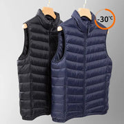 Men's Casual Vest Stand - up Collar Thermal Vest