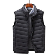 Men's Casual Vest Stand - up Collar Thermal Vest