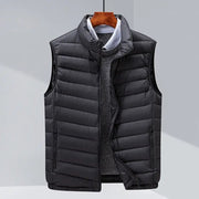 Men's Casual Vest Stand - up Collar Thermal Vest