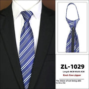 Men's Formal Wear Business Zipper Tie - free