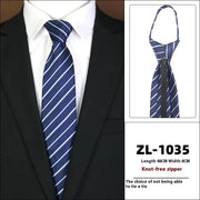 Men's Formal Wear Business Zipper Tie - free