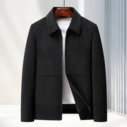 Men's Jacket Lapel Casual Coat Middle - aged Shirt