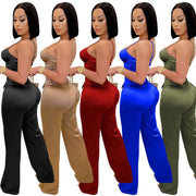 New Sexy Jumpsuit with Straight Trousers – Stylish & Casual Look
