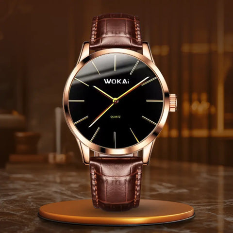 Rose Gold Elegance Quartz Watch