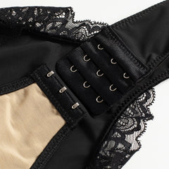 SARAH | Deep V-Neck Lace Shapewear Bodysuit - Retail Flare