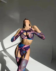 SERENA | 5-Piece Tie Dye Lingerie Set - Retail Flare