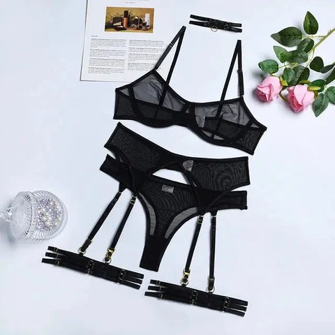 SKYLAR | 4-Piece Lingerie Set - Retail Flare