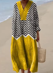 Sierra™ | Bold Multicolor Patch Dress