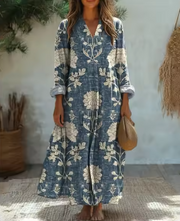 Sierra™ | Bold Multicolor Patch Dress