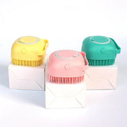Handheld Pet Cleaning Brush | Soft Silicone Bristles