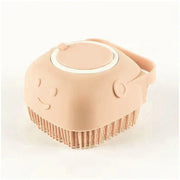 Handheld Pet Cleaning Brush | Soft Silicone Bristles