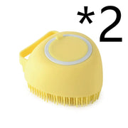 Retail Flare Silicone Pet Bath Brush | Dog & Cat Grooming Tool
