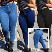Spring Autumn Women's Skinny Fit Denim Jeans | All Colors | High Waist Pencil Pants