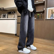 Straight Jeans Men's Summer Ruan Handsome Wide Leg Casual Long Pants