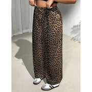 Straight Loose Trendy Wide - leg Pants