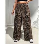 Straight Loose Trendy Wide - leg Pants
