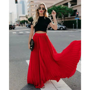 Women’s Casual Maxi Skirt – High Waist Long Skirt for Everyday Fashion