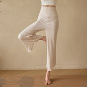 Women's Loose Cropped Solid Color Sweatpants
