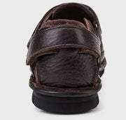 Summer leather sandals men Breathable leisure male non - slip sandals