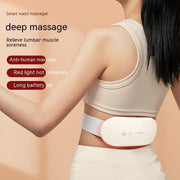 Abdominal Wellness Belt in action, showcasing its ergonomic design for optimal relaxation and comfort