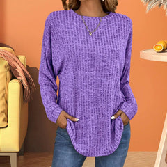 Ferlyn | Casual Long Sleeve Knit Top - Retail Flare