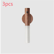 Auto LED USB Magnetic Wood Wireless motion sensor Night Light