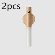 Auto LED USB Magnetic Wood Wireless motion sensor Night Light