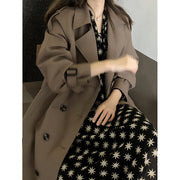 Women Trendy Trench Coat | Coffee Variant