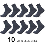 Bamboo Fiber Men Socks Business Breathable Male