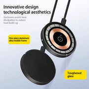 Qi2 15W Magnetic Wireless Charger – Fast Charging for iPhone 12–16 Series & PG Models