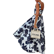 Fashion Printed Suspenders Top And Skirt Two - piece Set