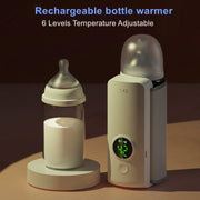 Portable Wireless Baby Bottle Warmer – USB Rechargeable, Constant Temperature Heating Sleeve