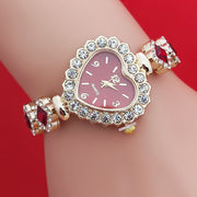 Fashion Love Shape Bracelet Watch Set – Elegant Quartz Jewelry | Retail Flare