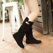 Lace Frosted Ladies Flat Boots – Stylish & Comfortable Footwear | Retail Flare