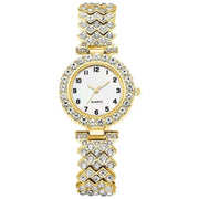 Luxury Fashion Women’s Watch Set – Silver Strap Quartz Wristwatch & Bracelet | Retail Flare