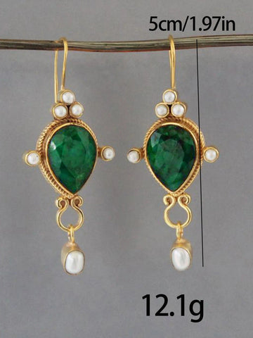 GABY | Vintage Earrings with Pearl - Retail Flare