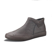 Men’s High Top English Leather Casual Shoes