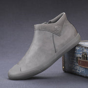 Men’s High Top English Leather Casual Shoes